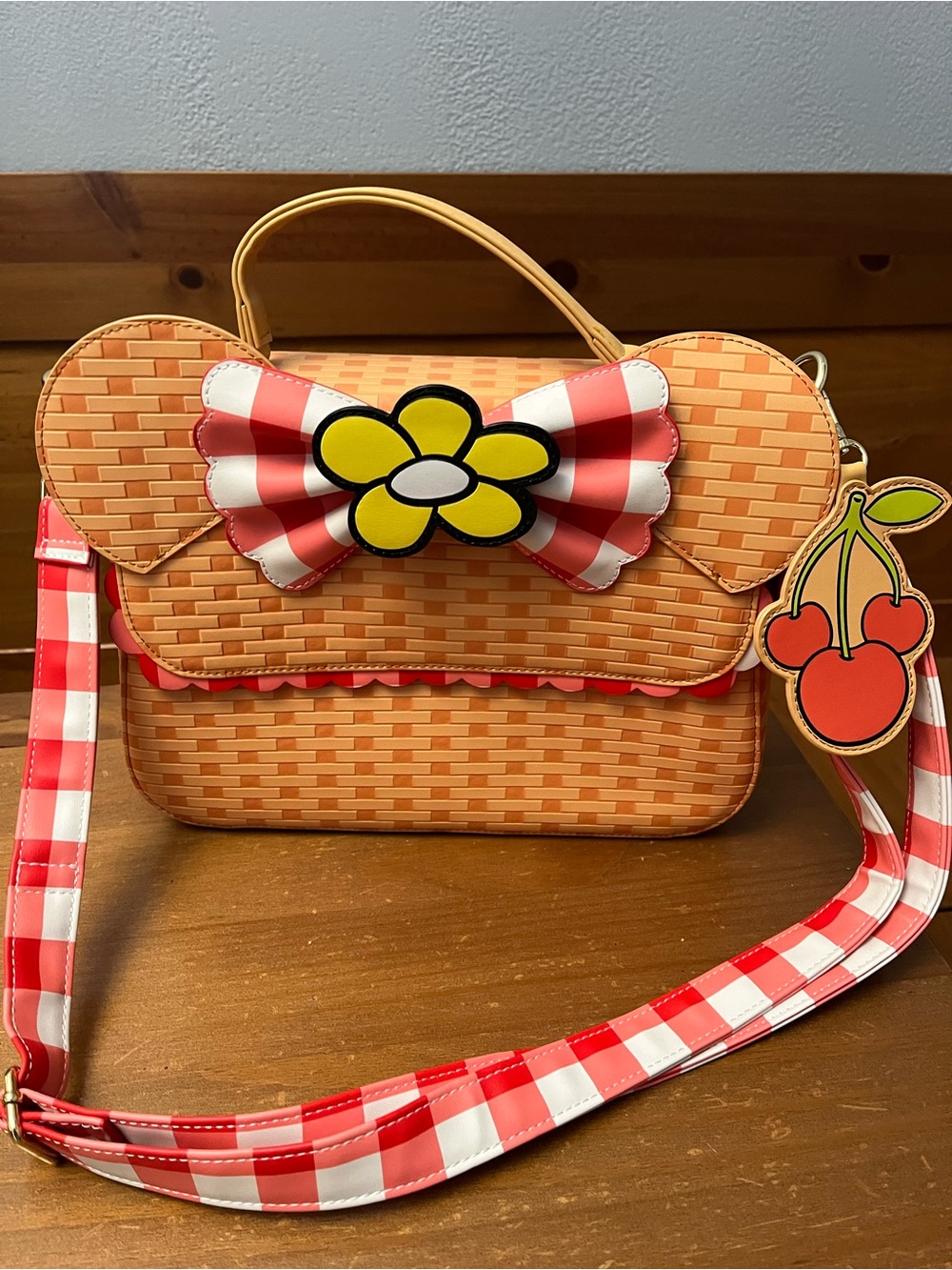 Loungefly Mickey & Friends Picnic Basket Crossbody Bag